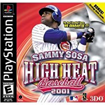 PS1: SAMMY SOSA HIGH HEAT BASEBALL 2001 (COMPLETE)
